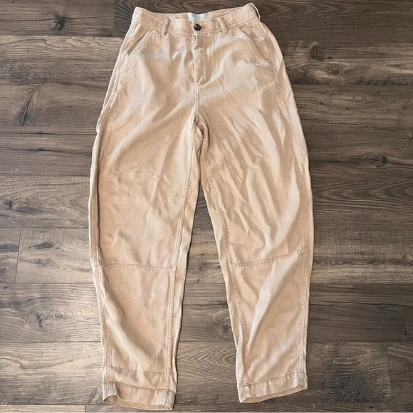 Everlane women's The Chino in Buttersoft Straight-Leg 100% Tencel - SIZE 0 - Picture 3 of 8